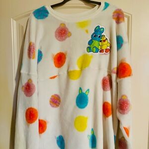 Disney Parks Pixar Fuzzy Spirit Jersey Very Soft To The Touch. Sz XXL